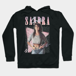 Sandra Cretu - 80s Retro Fan Art Design Hoodie